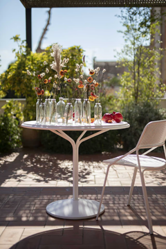 JOS - Round steel table and HPL top by BABEL D - view 3